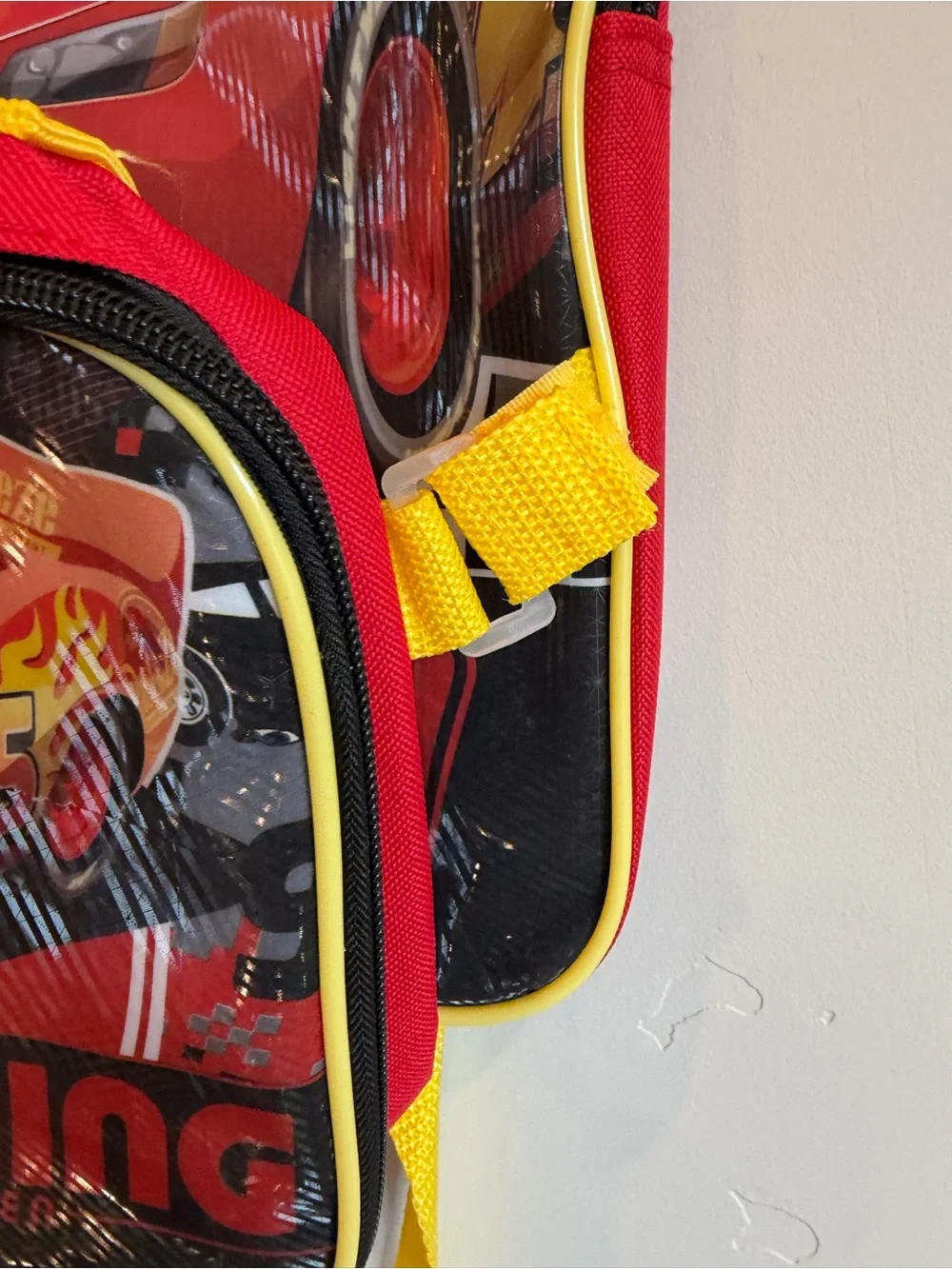 DISNEY Lightning McQueen Cars Backpack & Insulated Lunch Bag Set